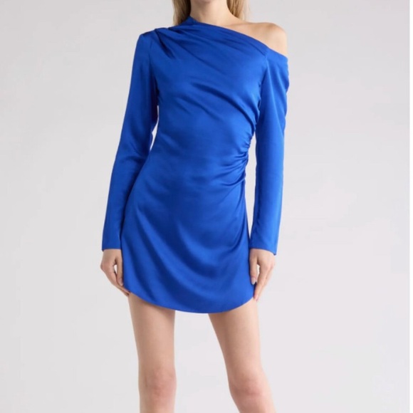 A.L.C. Jamie Asymmetrical Dress royal Blue - Picture 1 of 4